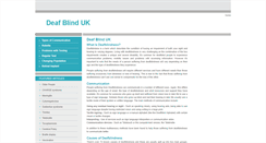 Desktop Screenshot of deafblinduk.org.uk