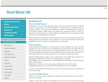Tablet Screenshot of deafblinduk.org.uk